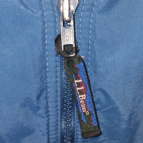 Vintage Blue LLBean Insulated Warm Up Jacket Mens Size Large *🔥VERY WARM🔥* - Picture 5 of 6